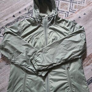Calvin Klein light weight jacket with hood / rain
